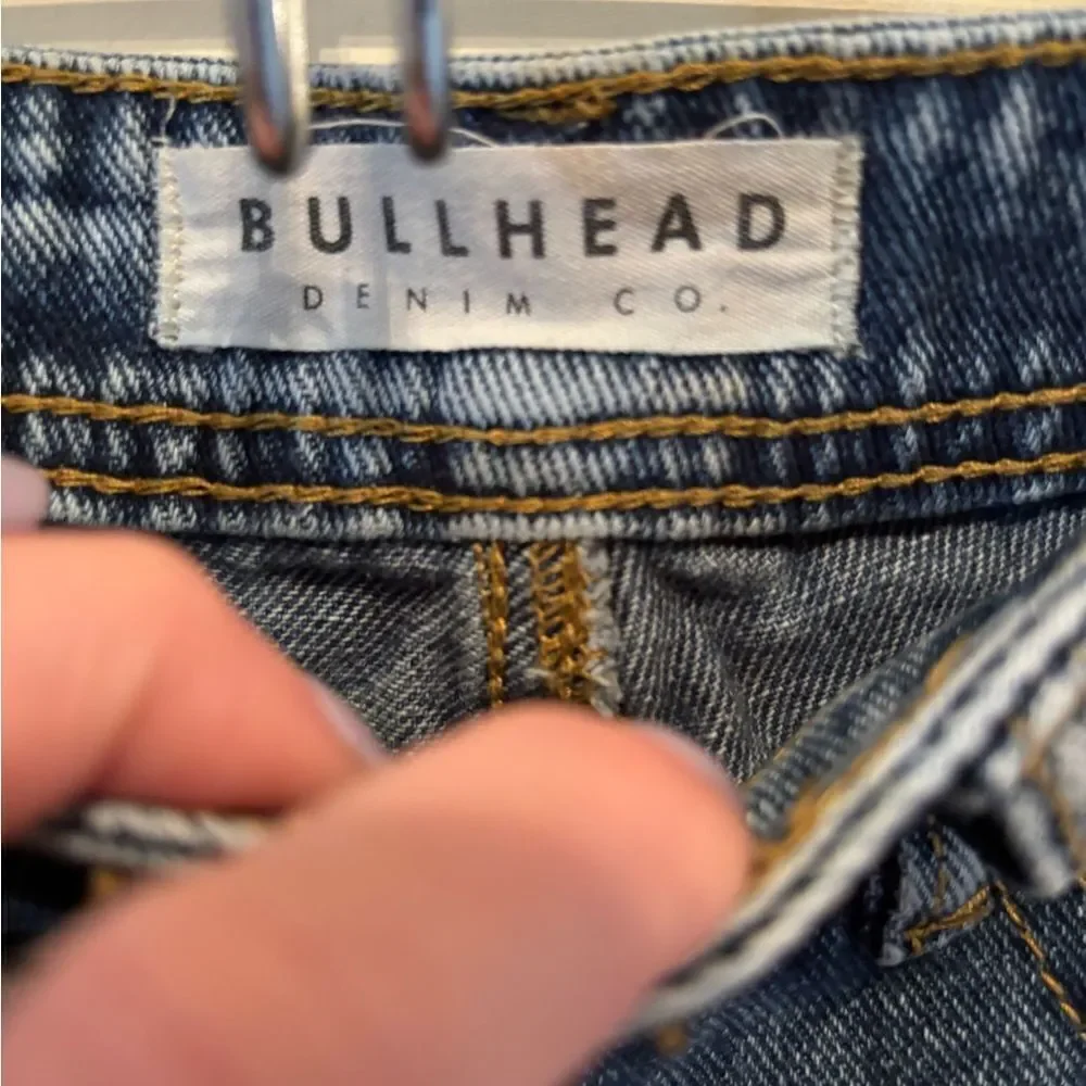 Bullhead Women's Blue Ombre Denim Shorts
